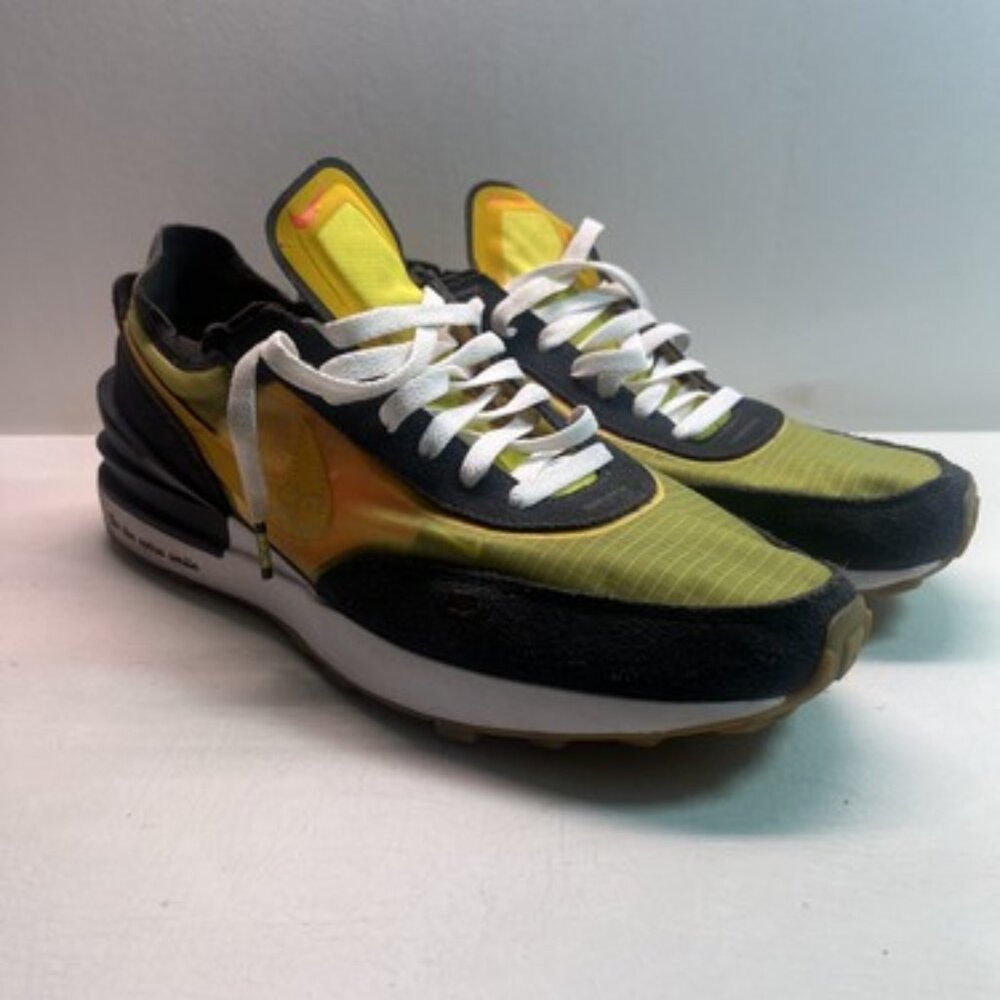 NIKE WAFFLE ONE SE GO THE EXTRA SMILE SHOES YELLOW DO5850-700 SIZE MEN 10.5